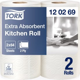 Tork Ekstra Plus køkkenrulle, 2-lags, 24 ruller
