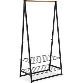 Brabantia Linn Garderobsstativ, Bred, Svart