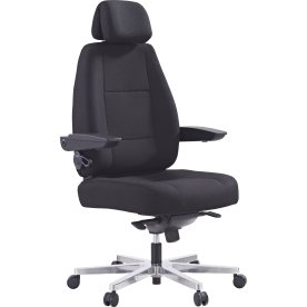 Kontorsstol 24/7 Camira Svart