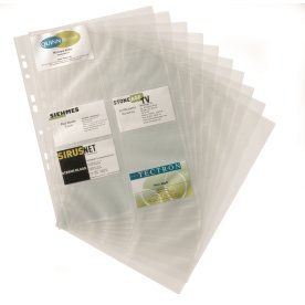 Durable Visifix visitkortsfickor A4, 10 st