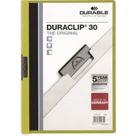 Durable Duraclip 30 klämmapp, grön