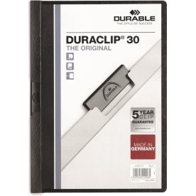 Durable Duraclip 30 klämmapp, svart