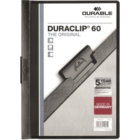 Durable Duraclip 60 Klemmappe, sort