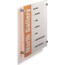 Durable Crystal Sign Skylt 297x420 mm (A3 stående)