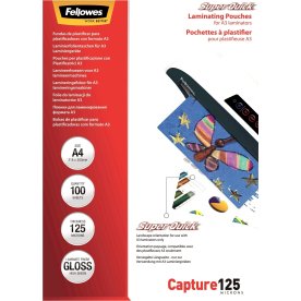 Fellowes Capture highspeed 125mic A4 ficka glos