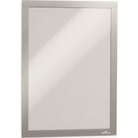 Durable Självhäftande Magnetram A4, silver, 2 st.