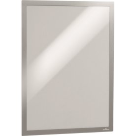 Durable Självhäftande Magnetram A3, silver, 6 st.
