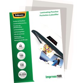 Lamineringsfickor Fellowes Impress A5 100 micron
