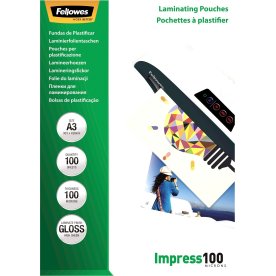 Lamineringsfickor Fellowes Impress A3 100 micron
