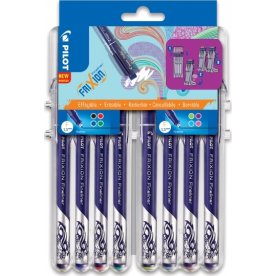 Fiberpenna Pilot FriXion Fineliner F 8 färger