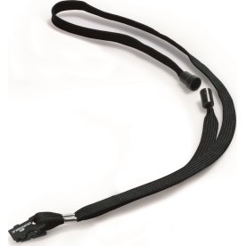 Durable Textil halsband 10 mm, svart