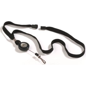 Durable textilband med jojo, svart