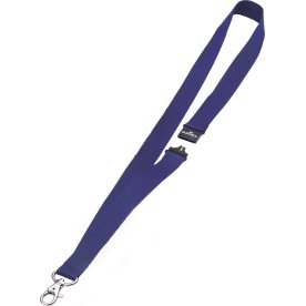 Durable textilhalsband 20 mm, blå