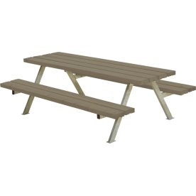 Plus Alpha Junior bänkset, Gråbrun, 177 cm