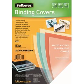 Omslag Fellowes A4 PVC Genomskinlig 200 micron