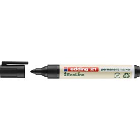 Edding 21 ecoline permanent märkpenna, svart