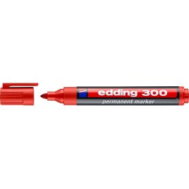 Edding 300 permanent märkpenna, röd