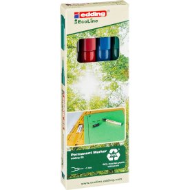 Märkpenna Edding 25 Ecoline Permanent 4 färger