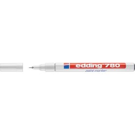 Edding 780 märkpenna, 0,8 mm, vit