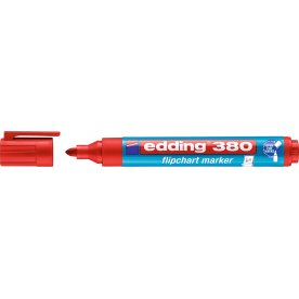 Blädderblockspenna Edding 380 Röd