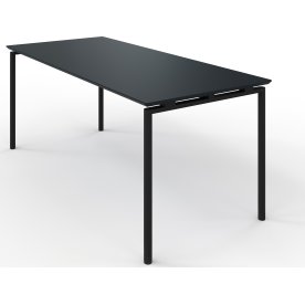 Zignal kantinebord, dec. lam. Antracit, L120 cm