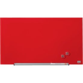 Whiteboard Nobo Diamond Glas Röd 38,1x67,7 cm
