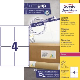 Avery L7169 etikett 139x99, 1 mm, 400 st.