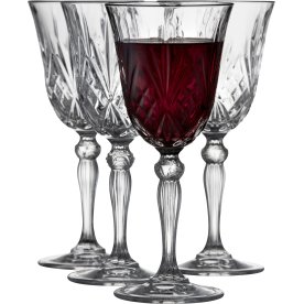 Lyngby Glas Melodia Rödvinsglas, 4 st, 27 cl