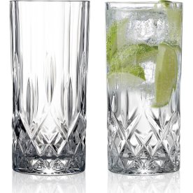 Lyngby Glass Lounge Highball-glas, 2 st, 35 cl