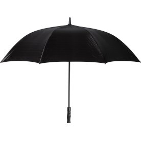Paraply m/udløser knap, sort 