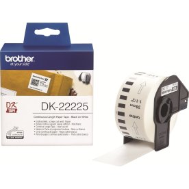 Bror DK22225 papperstejp, 38 mm, vit