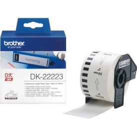 Brother DK22223 papperstejp, 50 mm, vit