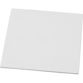 Malerplade, 15x15 cm x 3 mm, hvid