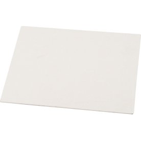 Malerplade A5, 15x21 cm x 3 mm, hvid