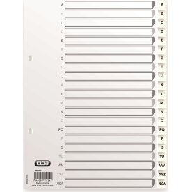 Elba register A5, A-Ö, vit