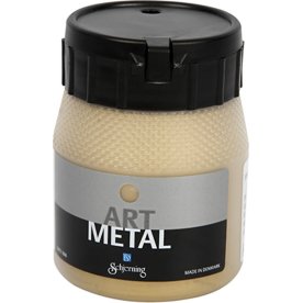 Art Metal Specialmaling, 250 ml, lys guld