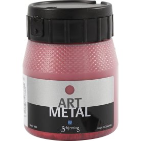 Art Metal Specialmaling, 250 ml, lavarød