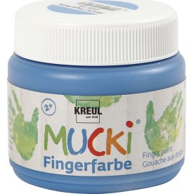 Mucki Fingermaling, 150 ml, blå