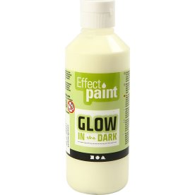 Effect Paint Selvlysende Maling, 250 ml, gul