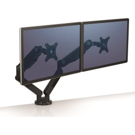 Monitorarm Platinum Series Dubbel Svart