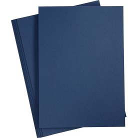 Happy Moments Papir, A4, 110g, 20 ark, blå