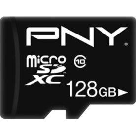 PNY MicroSDXC Performance+ 128GB Class10 m/adapter