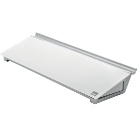 Nobo skrivebords whiteboardblok glas, hvid