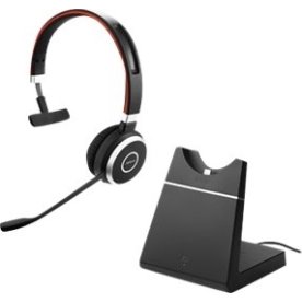 Jabra Evolve 65 MS Mono Headset med opladerstander