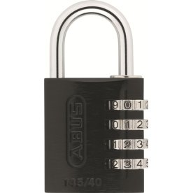 Kodlås ABUS 145/40 mm Svart
