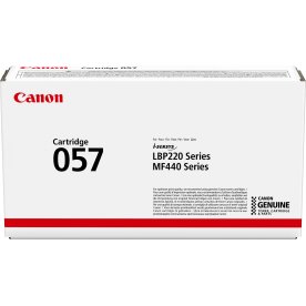 Canon CRG 057 lasertoner, sort, 3.100s