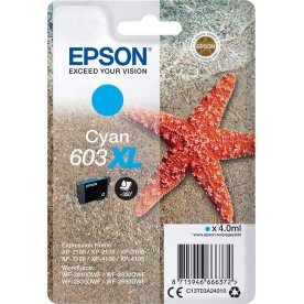 Epson 603XL blækpatron, cyan, blister, 4ml