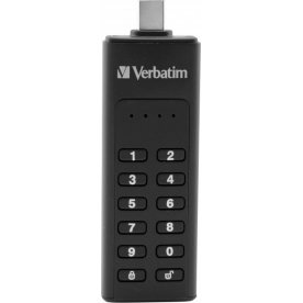USB-sticka Verbatim 32 GB USB-C Svart
