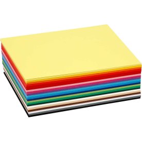 Kartong Colortime A6 180 g 120 ark Blandade färger