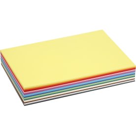 Kartong Colortime A4 180 g 30 ark Blandade färger